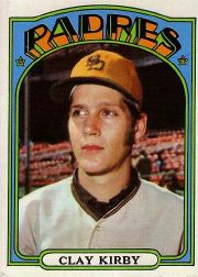 1972 Topps Baseball Cards      173     Clay Kirby